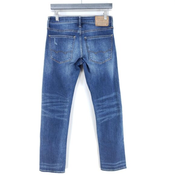 American Eagle Slim Straight Jeans Mens Size 28x30 Active Flex Dark - Picture 3 of 8